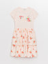 LC Waikiki Crew Neck Short Sleeve Girl Dress